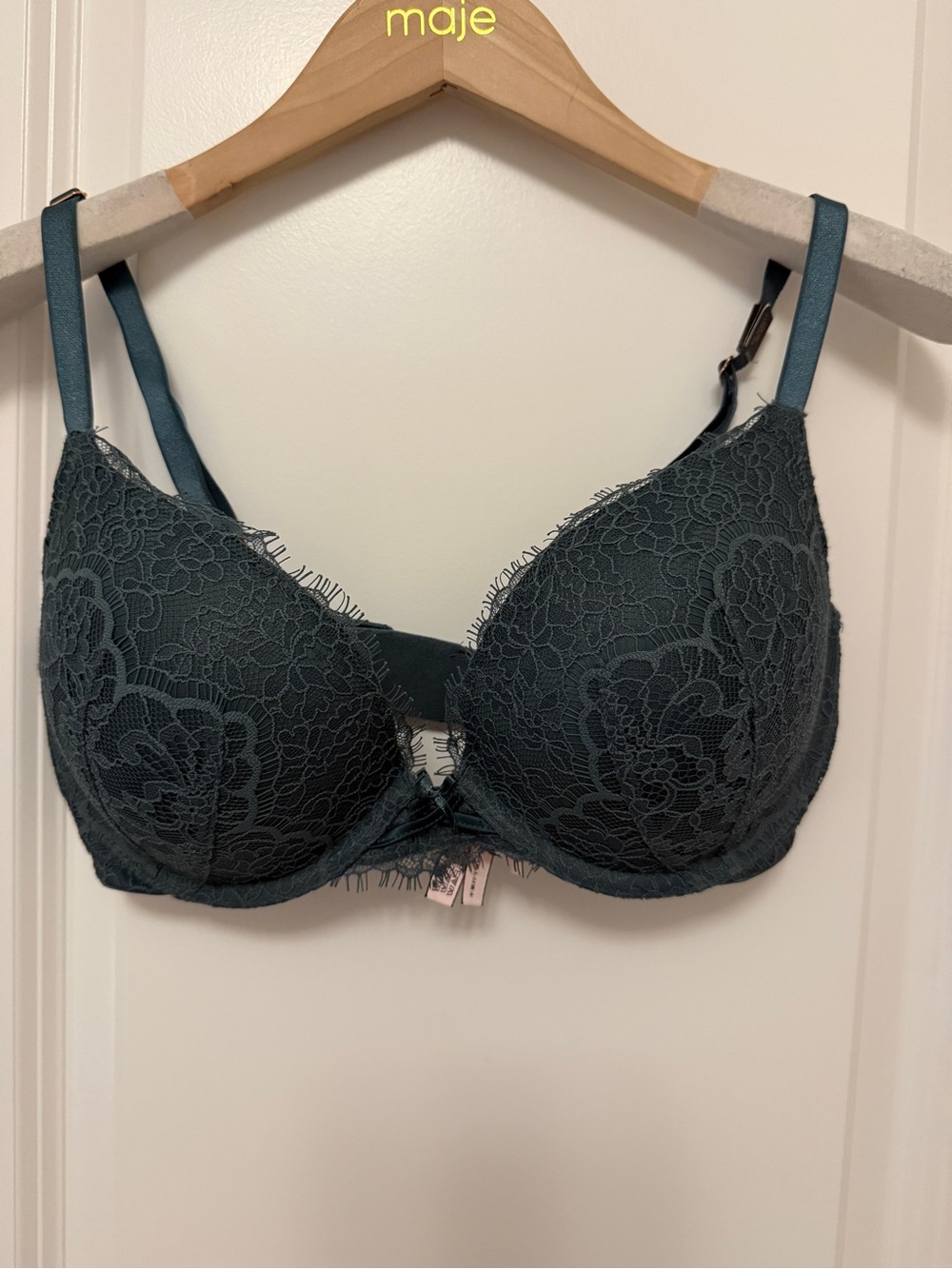 Victoria's Secret Teal Lace Push-Up Bra